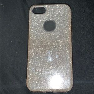 Silver glitter iPhone 7/8 case